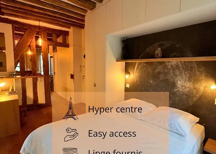 Appartement A Saint-Paul En Plein Coeur Du Marais 4 Pers